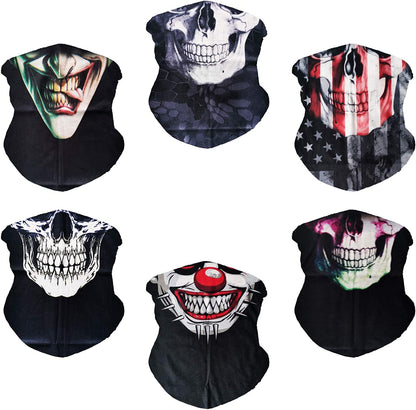 LOTUYACY Outdoor Wide Headband, Neck Gaiter Windproof Scarf Sunscreen Breathable Bandana for Men&Women,Multi Function Headwear Apparel & Accessories > Clothing Accessories > Headwear LOTUYACY Halloween  