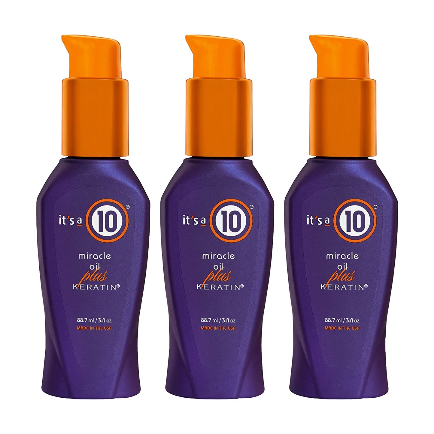 It'S a 10 Haircare Miracle Oil plus Keratin, 3 Fl. Oz. (Pack of 1) Health & Beauty > Personal Care > Hair Care It's a 10 Haircare Pack of 3  
