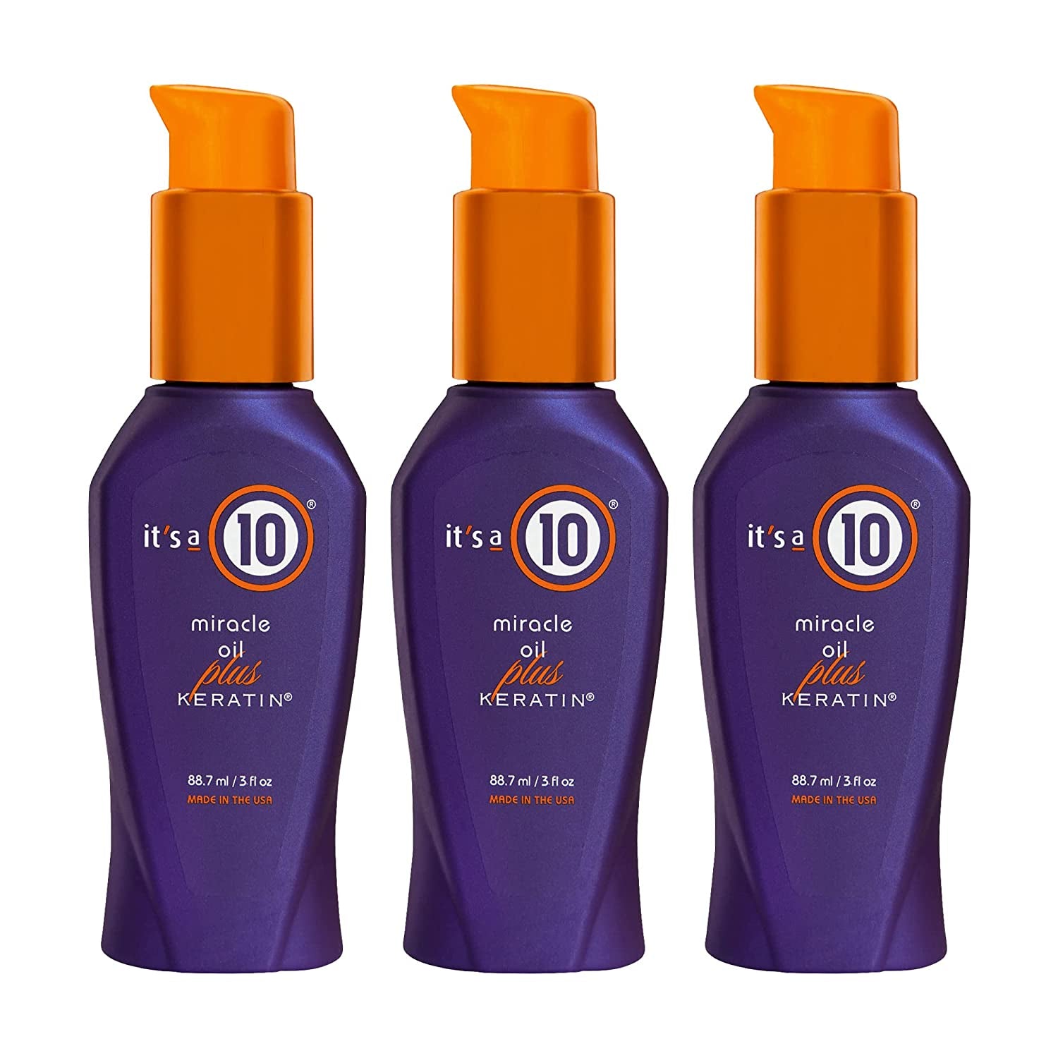 It'S a 10 Haircare Miracle Oil plus Keratin, 3 Fl. Oz. (Pack of 1) Health & Beauty > Personal Care > Hair Care It's a 10 Haircare Pack of 3  