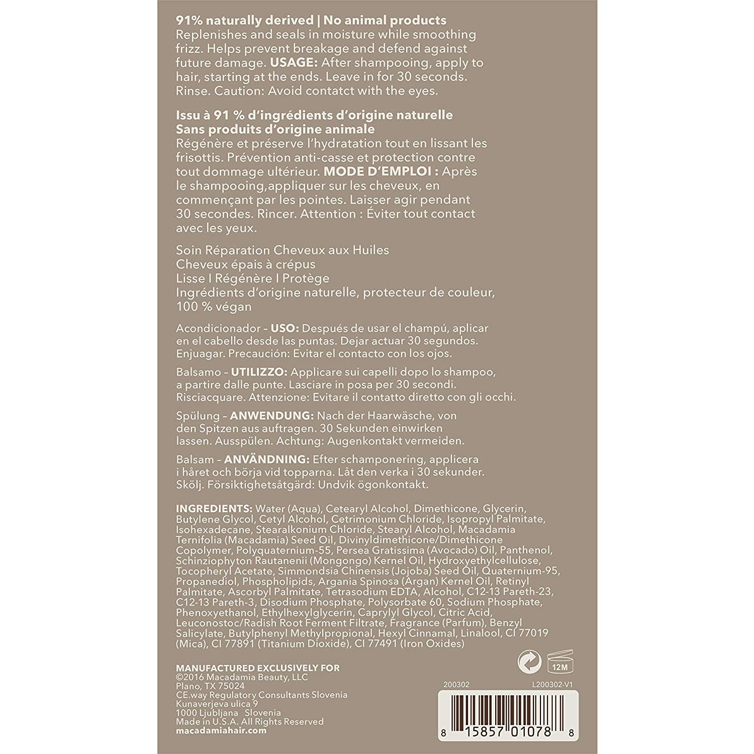 Macadamia Professional Weightless Repair Health & Beauty > Personal Care > Hair Care Macadamia Professional   