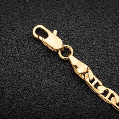 Kelistom Gold Anklet for Women Teen Girls, 14K Gold / 18K Gold/Platinum Plated Flat Mariner Link Chain Ankle Bracelets for Women 9 10 11 Inches Apparel & Accessories > Jewelry > Anklets Tomlee   
