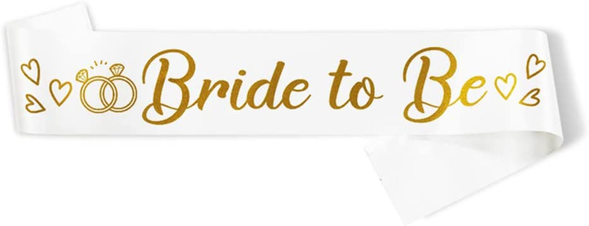 Party to Be Set of 8 PCS Rose Gold Bridal Shower Sash Bride to Be Maid of Honor Team Bride Bridesmaid Bride Tribe Sash Set Hen Night Bachelorette Party Wedding Decorations Apparel & Accessories > Clothing Accessories > Sashes Party to Be Bride to Be  