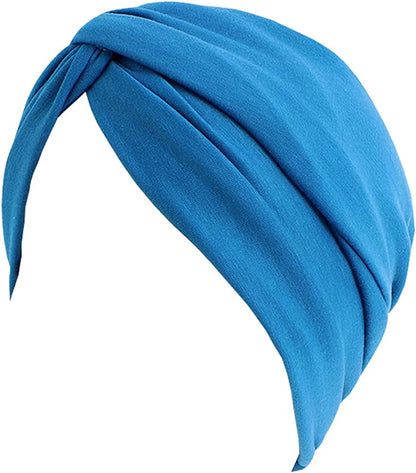 Beauty YFJH Chemo Sleep Turban Headwear Scarf Beanie Cap Hat for Cancer Patient Hair Loss Apparel & Accessories > Clothing Accessories > Headwear beauty YFJH Teal  