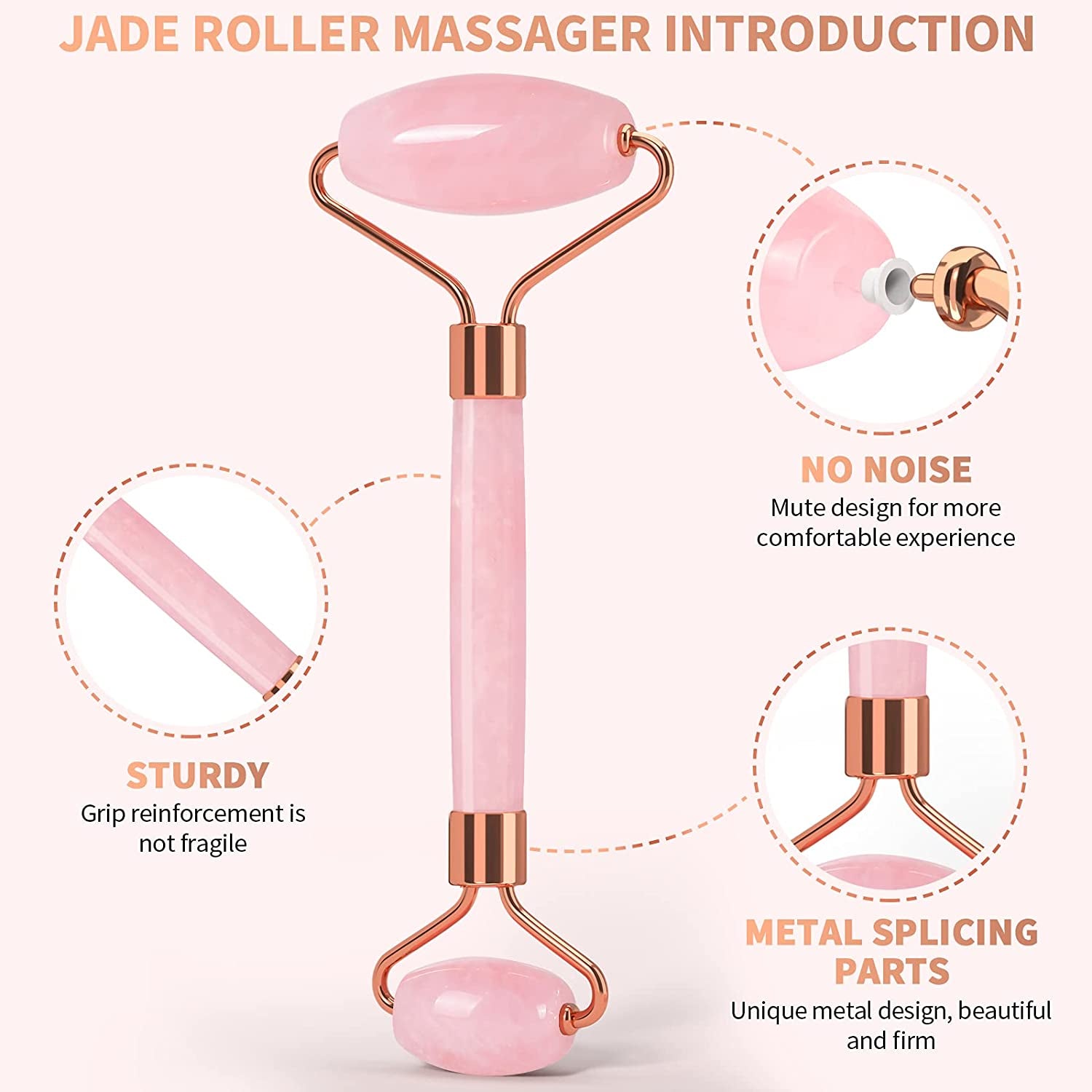 FACEMADE Gua Sha and Jade Roller, Gua Sha Massage Tool for Skin Care, Jade Roller for Face, Eyes, Body Muscle Relaxation and Relieve Wrinkles and Fine Lines Health & Beauty > Personal Care > Cosmetics > Cosmetic Tools > Skin Care Tools FACEMADE   