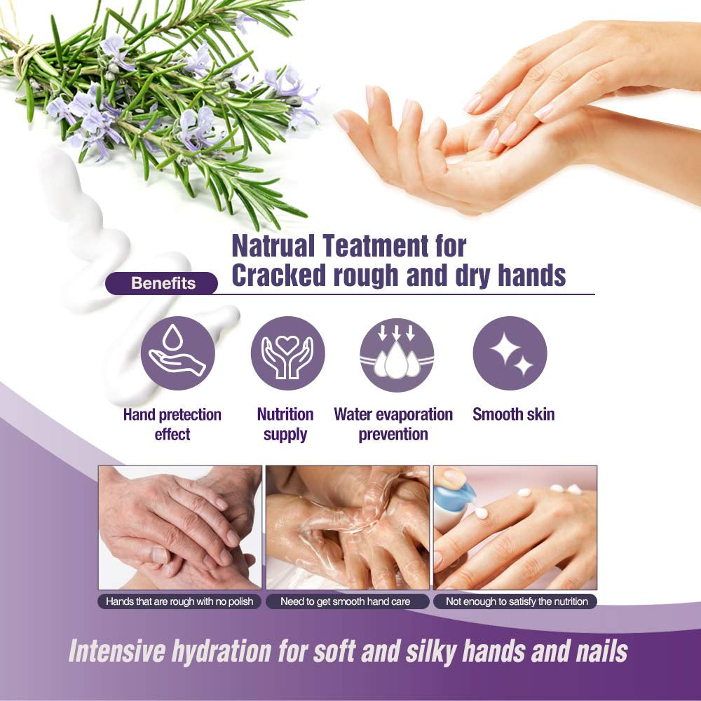 Epielle Relaxing Hand Masks Melatonin + Lavender Extract Deep Moisturizing 100% Vegan & Cruelty-Free (Gloves 6Pk) for Dry Hand Spa Masks Health & Beauty > Personal Care > Foot Care Epielle   