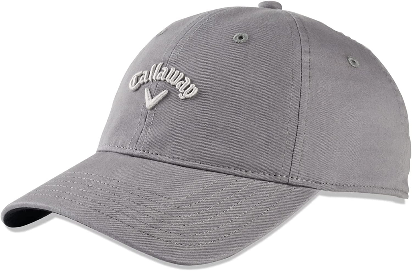 Callaway Golf 2022 Ladies Heritage Twill Adjustable Hat Apparel & Accessories > Clothing Accessories > Hats Callaway Gray/Silver One Size 