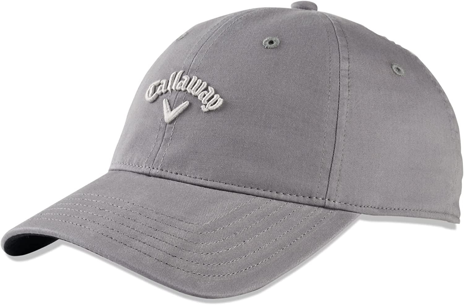 Callaway Golf 2022 Ladies Heritage Twill Adjustable Hat Apparel & Accessories > Clothing Accessories > Hats Callaway Gray/Silver One Size 