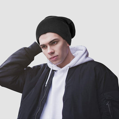 Senker Fashion 2 Pack Cotton Slouchy Beanie Hats, Chemo Headwear Caps for Women and Men Apparel & Accessories > Clothing Accessories > Headwear Senker Fashion   