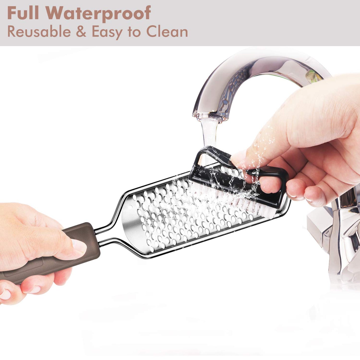 Colossal Foot Grater Foot File - Foot Rasp Callus Remover Btartbox Large Stainless Steel Foot Scrubber Foot Care Pedicure Tools for Wet and Dry Feet Health & Beauty > Personal Care > Foot Care BTArtbox   