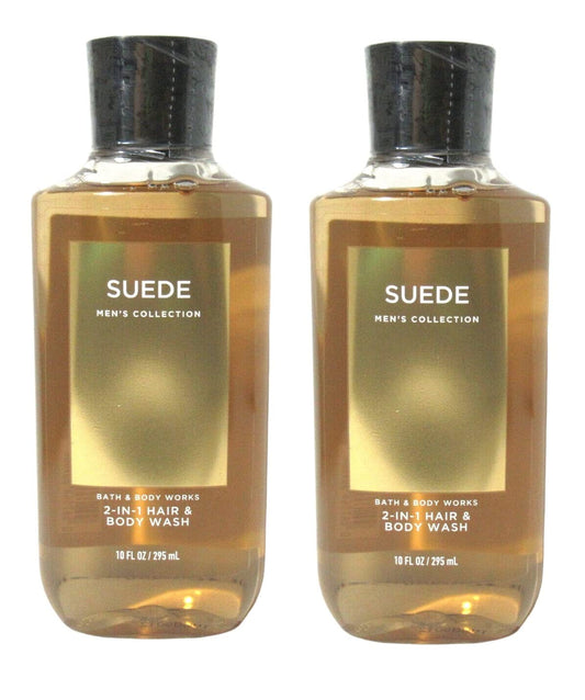 Bath and Body Works 2 Pack Men'S Collection 2 in 1 Hair and Body Wash SUEDE. Health & Beauty > Personal Care > Cosmetics > Bath & Body Bath & Body Works   