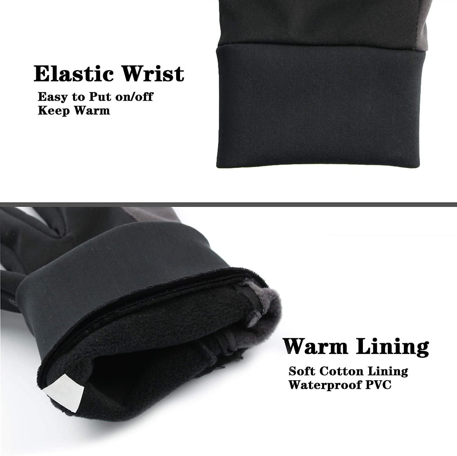 OZERO Winter Gloves for Women - Touchscreen Anti-Slip Palm Windproof Thermal Cycling Glove for Texting Hiking Driving Running Apparel & Accessories > Clothing Accessories > Gloves & Mittens SHENZHEN HONGFUYA TRADE Co.,Ltd   