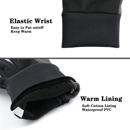 OZERO Winter Gloves for Women - Touchscreen Anti-Slip Palm Windproof Thermal Cycling Glove for Texting Hiking Driving Running Apparel & Accessories > Clothing Accessories > Gloves & Mittens SHENZHEN HONGFUYA TRADE Co.,Ltd   