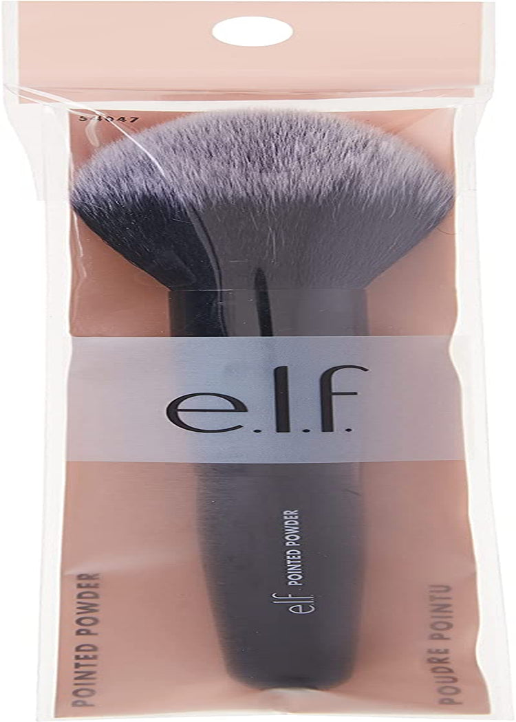 E.L.F. Pointed Powder Brush, Vegan Makeup Tool, Tapered End, for Flawless Contouring & Highlighting Health & Beauty > Personal Care > Cosmetics > Cosmetic Tools > Makeup Tools e.l.f. Cosmetics   