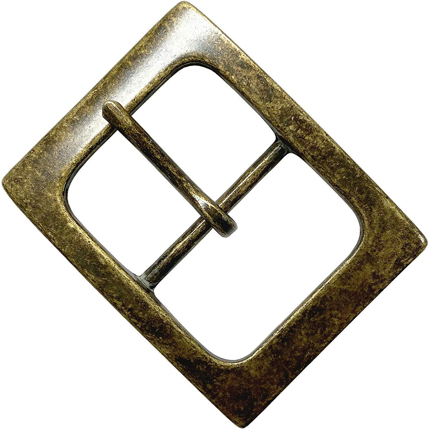 Replacement Belt Buckle Fits 1-1/2"(38Mm) Wide Belt Strap - Multi-Style Options Apparel & Accessories > Clothing Accessories > Belt Buckles Belts.com 19 / Cx-06_antique Brass  