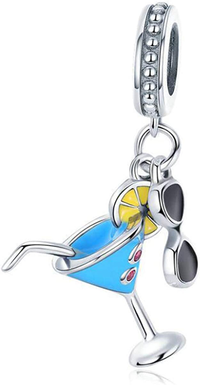 Sweets Candy Charm Bead for Bracelets Original 925 Sterling Silver Birthday Mother'S Day Christmas Charms for Pandora'S Bracelets or Necklace Family Mom Wife Sister Gift for Her Apparel & Accessories > Jewelry > Bracelets Eternalll Jewellery Cold Drink Charms  