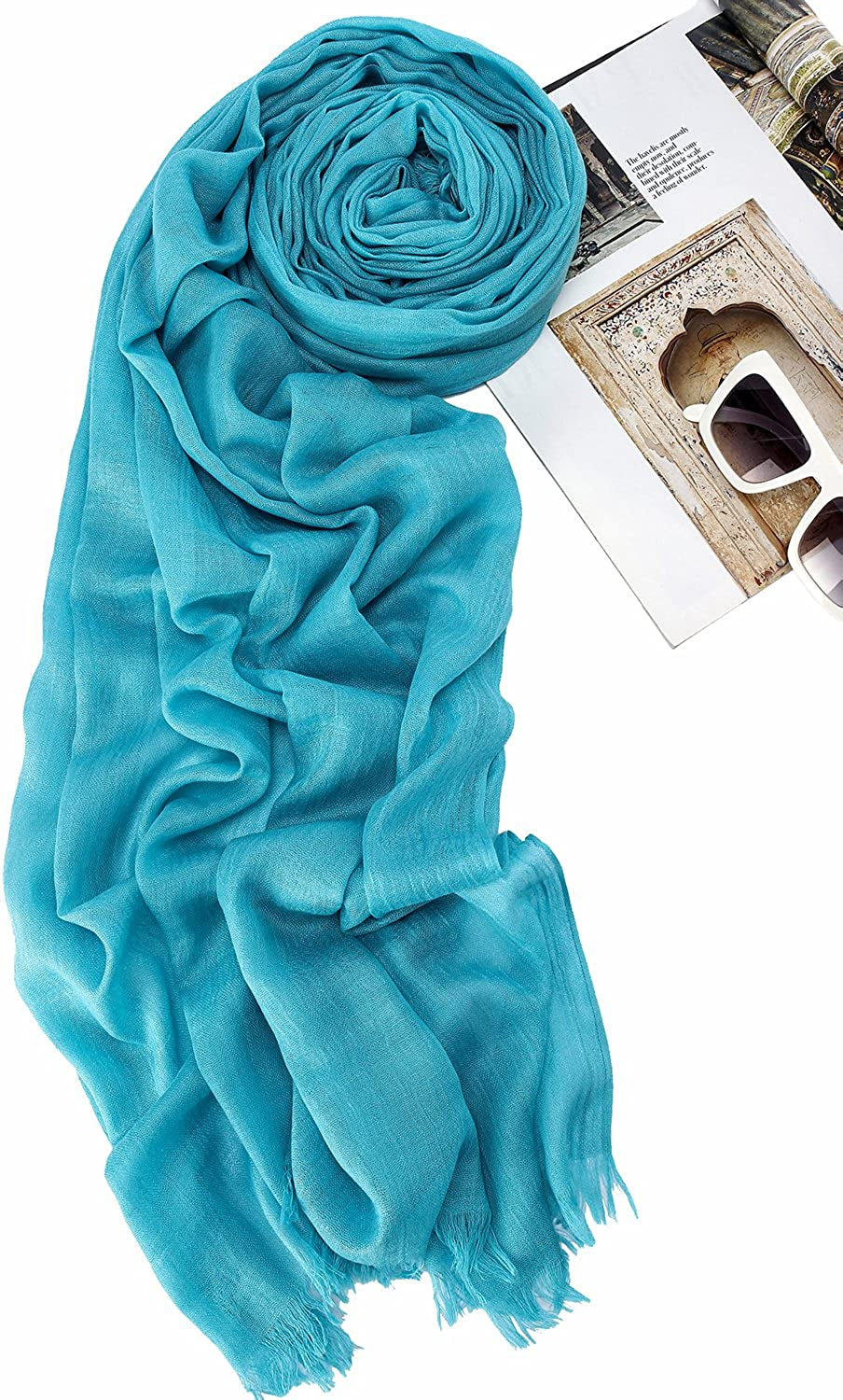Premium Women Extreme Soft Scarf Wrap Shawl for Any Season, Super Size, Rich Color Choice Apparel & Accessories > Clothing Accessories > Scarves & Shawls kolumb   