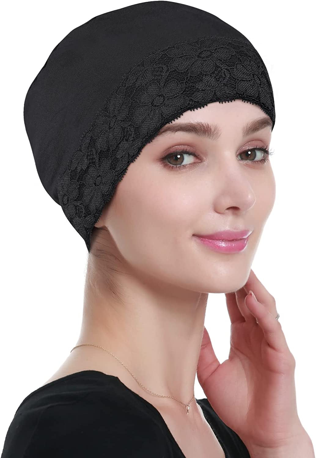 Bamboo Sleep Beanie Cap Head Coverings for Women Hair Loss Apparel & Accessories > Clothing Accessories > Headwear KYLIE MAX   