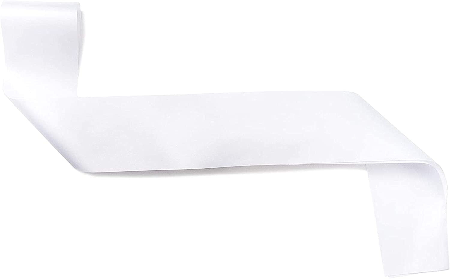 Sparkle and Bash Blank Customizable Satin Sash (8 Pack), White Apparel & Accessories > Clothing Accessories > Sashes Sparkle and Bash   