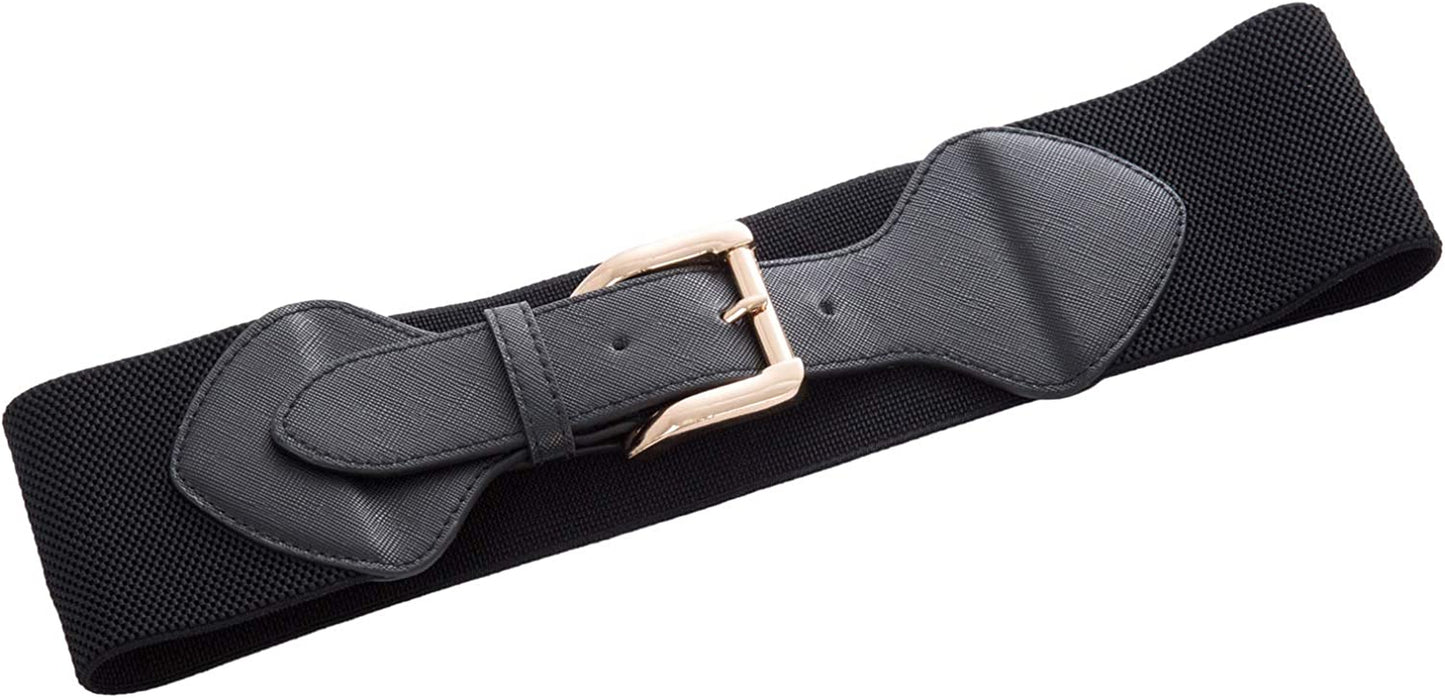 GRACE KARIN Women Elastic Stretchy Vintage Wide Waist Cinch Belt with Buckle Apparel & Accessories > Clothing Accessories > Belts GRACE KARIN   
