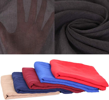 LMVERNA Women'S Long Scarf Solid Color Large Sheer Shawl Wraps for Evening Apparel & Accessories > Clothing Accessories > Scarves & Shawls LMVERNA   