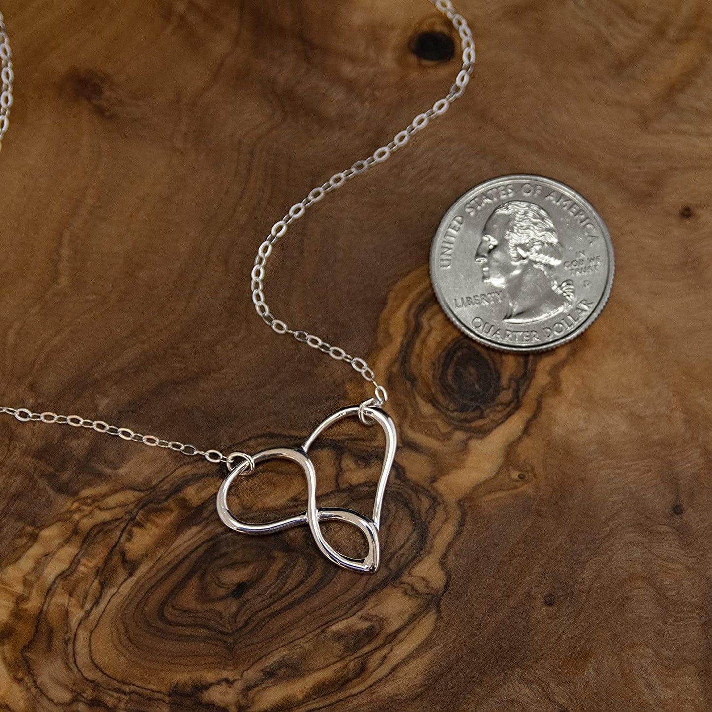 EFYTAL Grandma Gifts, 925 Sterling Silver Infinity Heart Necklace for Grandmother / Mother / Daughter / Granddaughter, Mom Necklaces for Women, Birthday Gift, Mother'S Day Jewelry, Mothers Day
