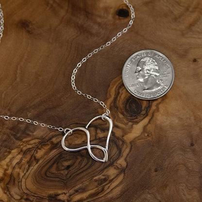 EFYTAL Grandma Gifts, 925 Sterling Silver Infinity Heart Necklace for Grandmother / Mother / Daughter / Granddaughter, Mom Necklaces for Women, Birthday Gift, Mother'S Day Jewelry, Mothers Day