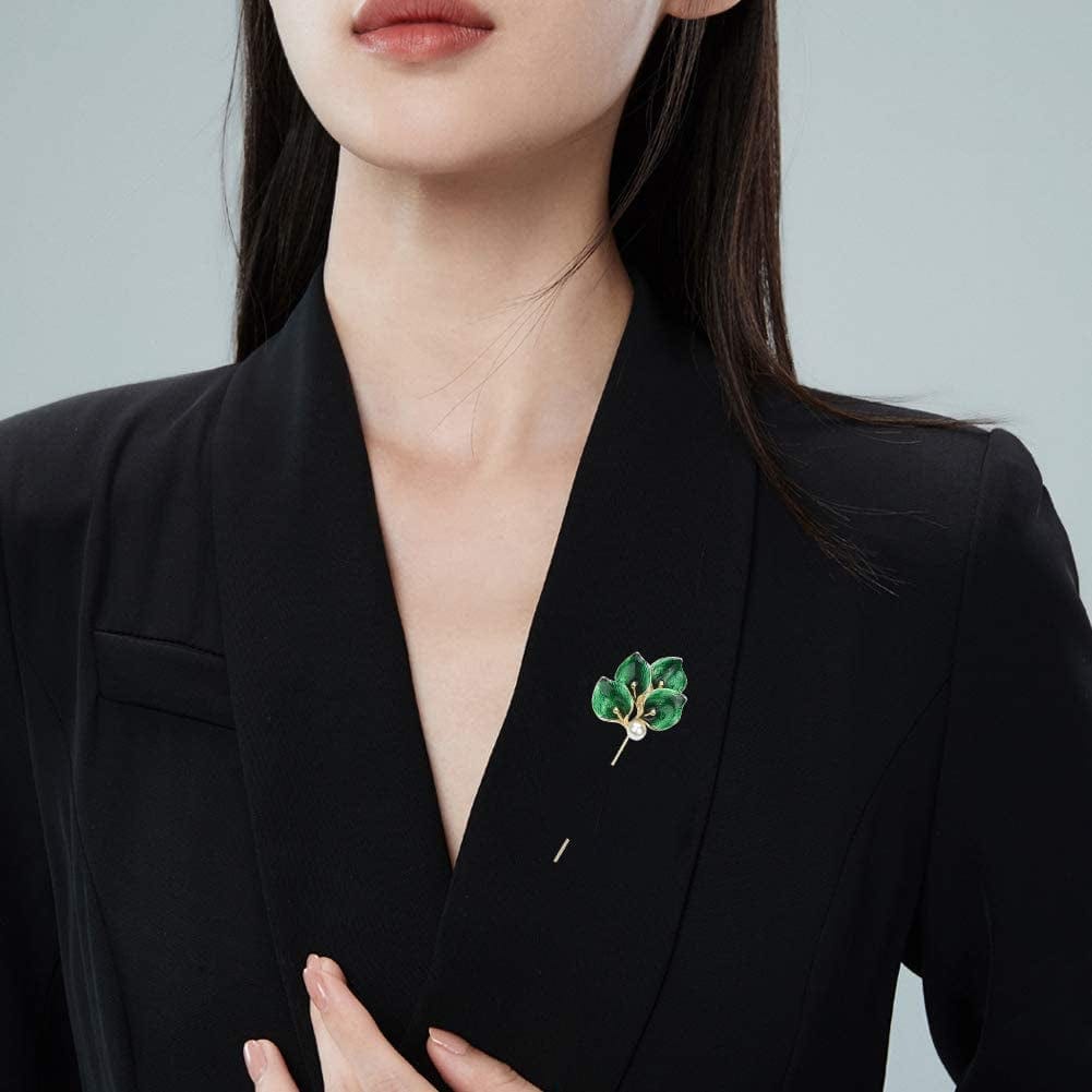 Elegent Calla Lily Flower Cluster Lapel Pins Brooch Crystal Enamel Floral Boutonniere Bouquets Corsage Stick Pin Suit Cardigan Scarf Tie Pins Wedding Bridal Jewelry
