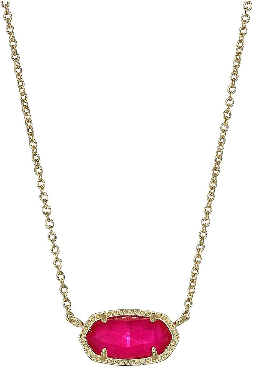 Elisa Pendant Necklace for Women, Fashion Jewelry, 14K Gold-Plated GOLD - AZALEA ILLUSION