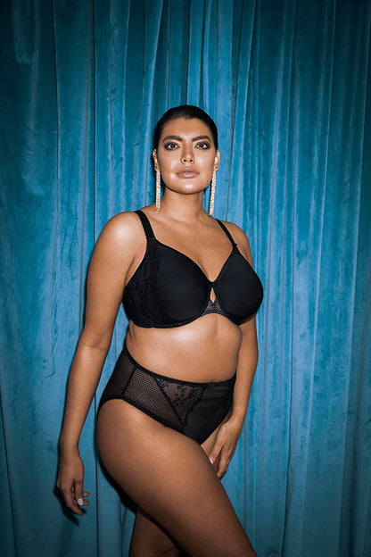 Elomi Women'S plus Size Charley T-Shirt Seamless Breathable Spacer Underwire Bra