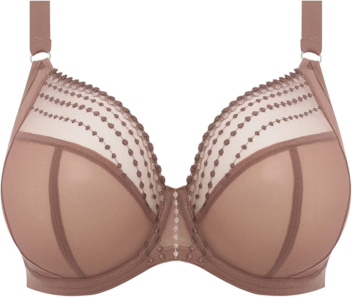 Elomi Women'S plus Size Matilda Underwire Embroidered Plunge Bra