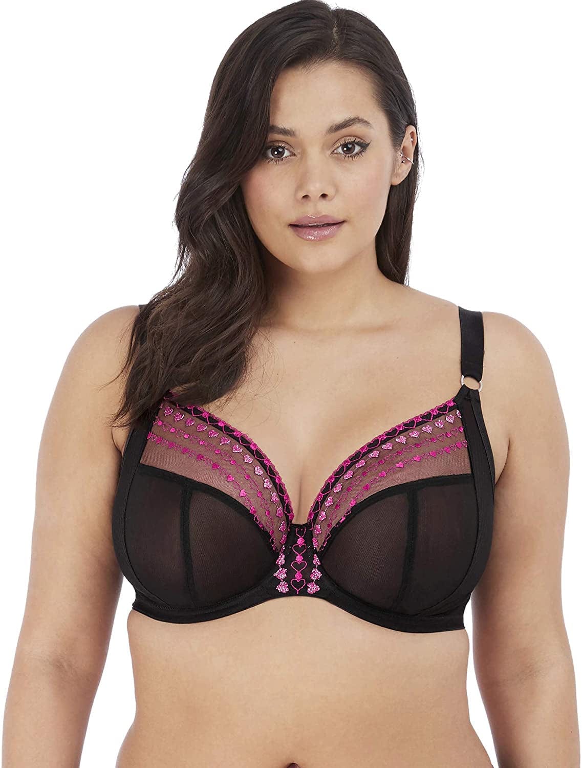 Elomi Women'S plus Size Matilda Unlined Underwire Plunge Bra Kiss / 44F
