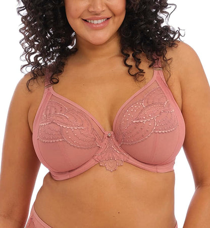 Elomi Women'S plus Size Priya Underwire Plunge Bra Rose Gold / 44FF