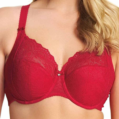 Elomi Women'S plus Size Tia Underwire Bandless Bra Crimson / 38FF