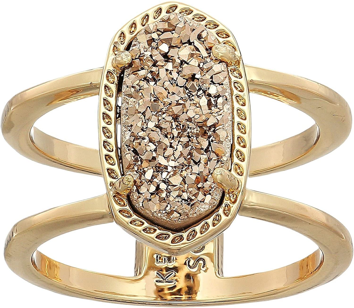 Elyse Ring for Women, Fashion Jewelry ROSE GOLD - ROSE GOLD DRUSY / 8