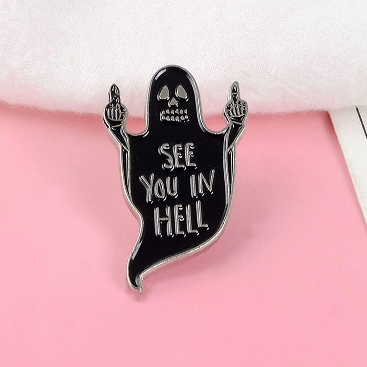 Enamel Lapel Pin Novelty Cartoon Brooch Badge for Clothes Hat Backpack Decoration