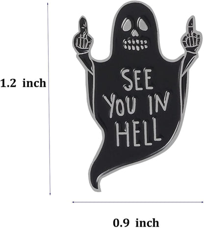 Enamel Lapel Pin Novelty Cartoon Brooch Badge for Clothes Hat Backpack Decoration