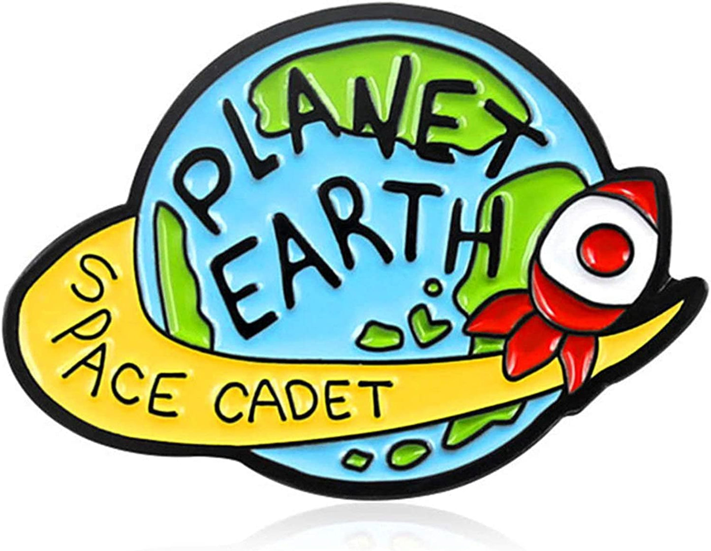 Enamel Pin Lapel Decoration Brooch Metal Cute Small for Men Women Boy Girl Earth