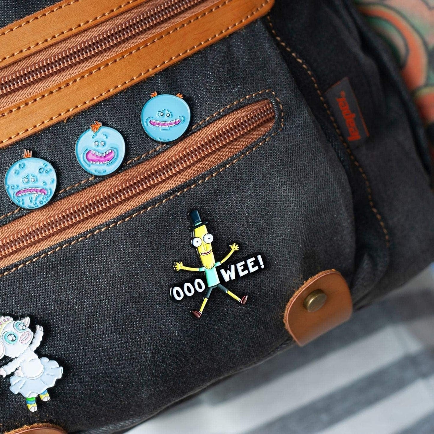 Enamel Pin | Rick and Morty Lapel, Jacket, Backpack Pins, Mr. Poopybutthole