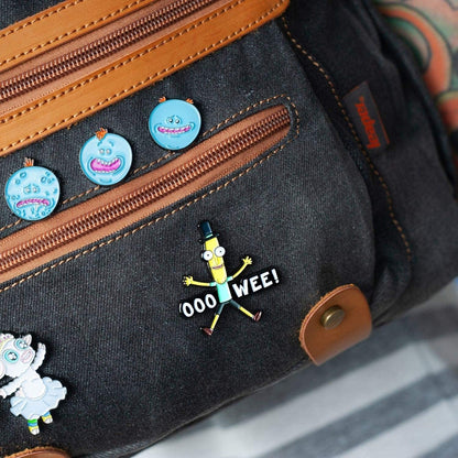 Enamel Pin | Rick and Morty Lapel, Jacket, Backpack Pins, Mr. Poopybutthole