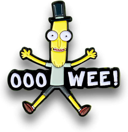 Enamel Pin | Rick and Morty Lapel, Jacket, Backpack Pins, Mr. Poopybutthole
