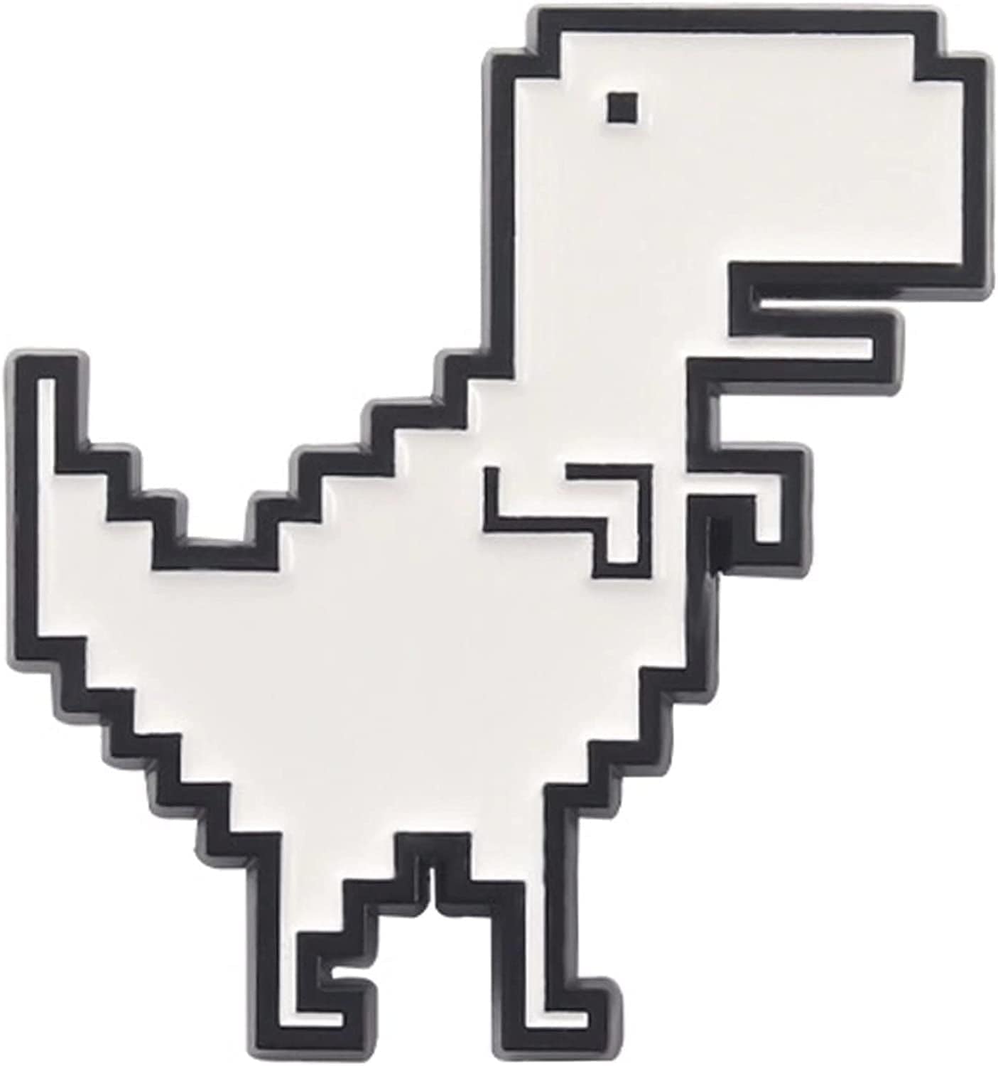 Enamel Pins for Backpacks Cute Lapel Pins Funny Brooch Women Gift Dinosaur Pixel