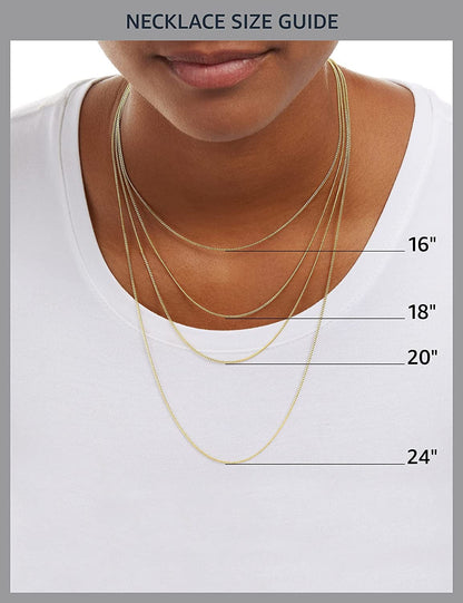 Essentials 14K Gold or Sterling Silver Plated Figaro Necklace