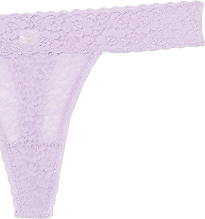 Essentials Women'S Lace Stretch Thong Underwear, Pack of 4
