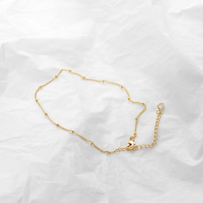 Mevecco Gold Evil Eye Charm Anklet,14K Gold Plated Boho Beach Dainty Cute Tiny Lucky Star Foot Chain Ankle Bracelet Silver Beaded Chain Anklet for Women Apparel & Accessories > Jewelry > Anklets MEVECCO   