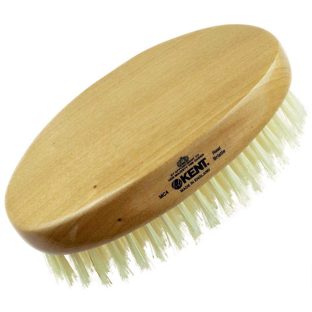 Kent MC4 Finest Men'S Hair Brush and Facial Brush for Beard Care. Exfoliating Natural Boar Bristle Brush + Kent LPC3 Hair Brush Cleaner. Best Hair Care Kit for Men Health & Beauty > Personal Care > Hair Care KENT MC4  