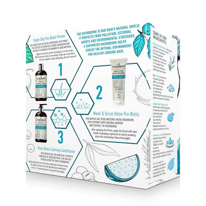 Curlsmith - Detox Kit - Vegan Microbiome Scalp System for Any Hair Type (2 X 12 Fl Oz, 1 X 8 Fl Oz) Health & Beauty > Personal Care > Hair Care CURLSMITH   