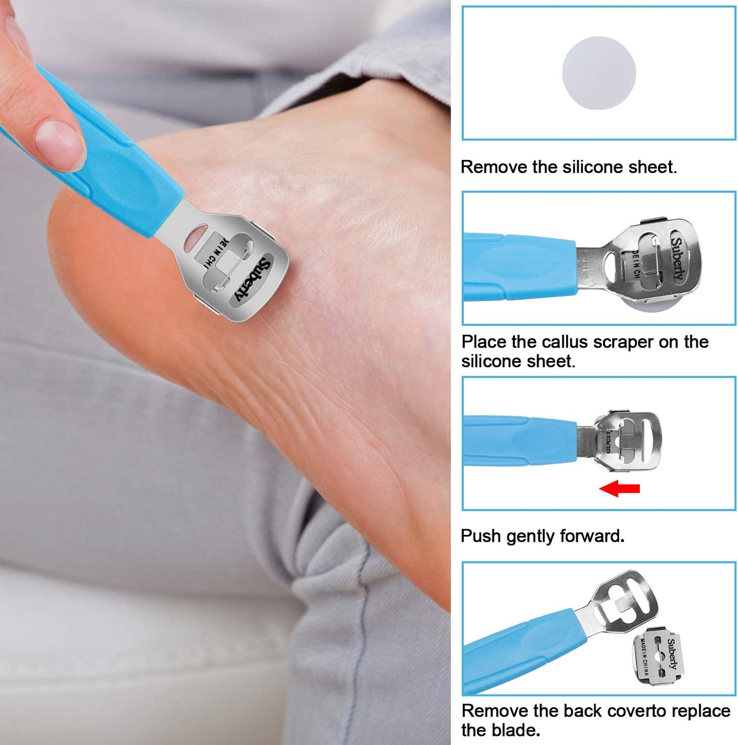 EAONE Professional Pedicure Tools Set, 20 in 1 Foot Files Callus Remover for Feet, Stainless Steel Foot Scrubber Rasp Heel Dead Skin Removal Pedicure Kit for Women and Men Foot Care at Home and Salon Health & Beauty > Personal Care > Foot Care EAONE   