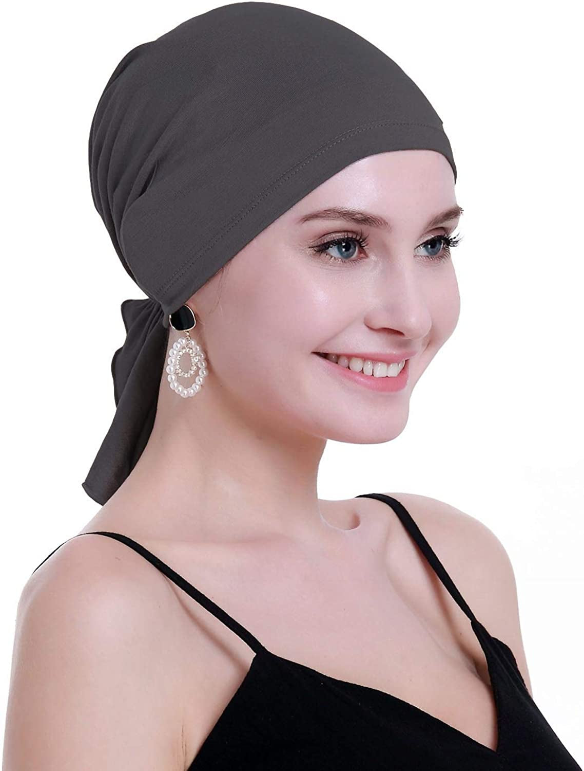 Osvyo Bamboo Chemo Headscarf for Women Hair Loss - Cancer Slip on Headwear Turbans Sealed Packaging  osvyo   