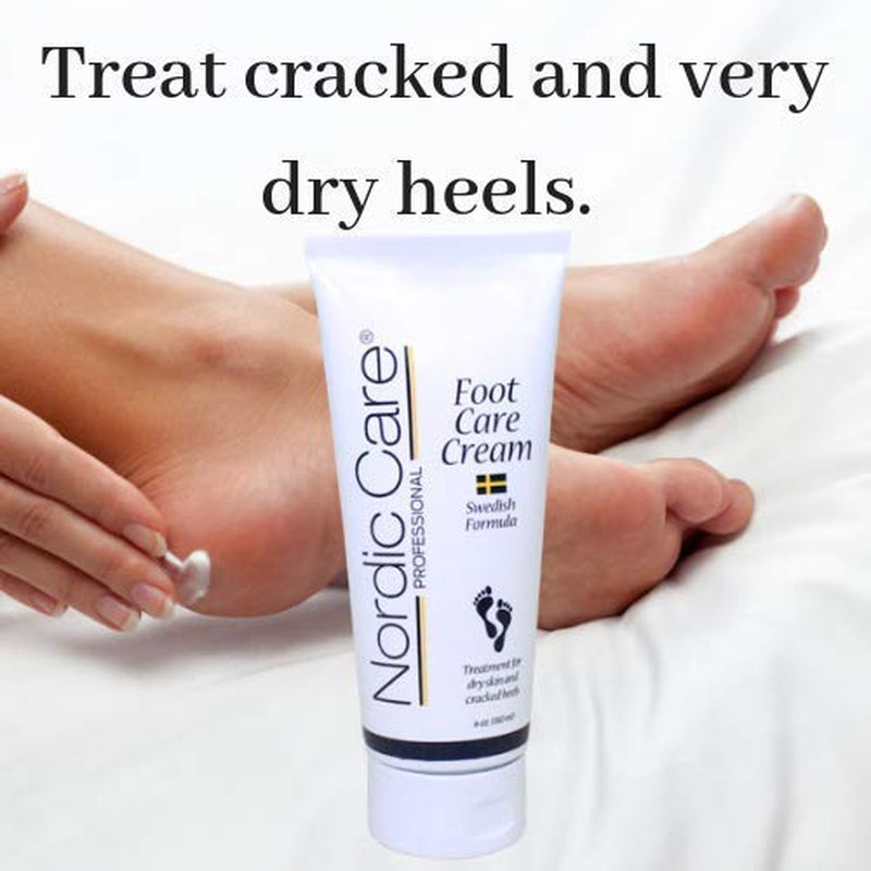 Nordic Care Foot Care Cream 6 Ounces. (Pack of 2) plus Hand Cream. Hydrates and Treats Severely Cracked Heels. Health & Beauty > Personal Care > Foot Care Nordic Care   