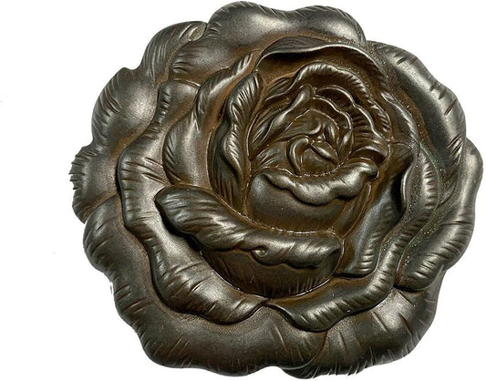 Rose Heart Flower Rhinestone Replacement Belt Buckle Fits 1-1/2"(38Mm) Belt Strap-Multi-Style Options Apparel & Accessories > Clothing Accessories > Belt Buckles Belts.com Type Buckle J - Ha0064-copper 1-1/2" 